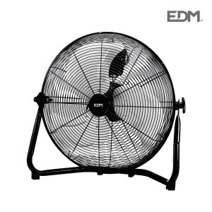 Ventoínha Industrial de Chão Preta 110W EDM