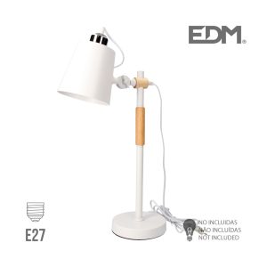 Candeeiro de Mesa Branco Flexo Simple E27 60W 32115