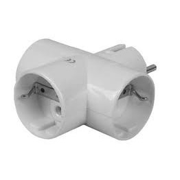 Ficha Tripla Cyllux 6344