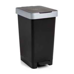 Balde de Pedal Negro Smart 25L