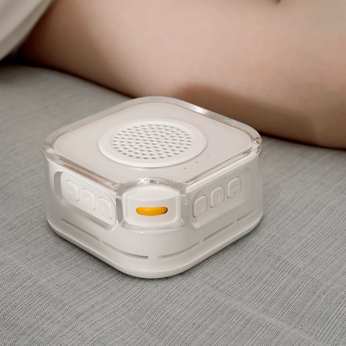 Máquina de ruído branco com coluna Bluetooth e luz de presença — Auxiliar de sono para bebés e adultos - Image 6