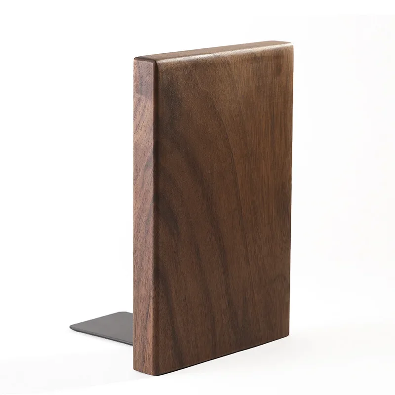 Suportes de livros de madeira natural para secretária – Organizador de livros para casa e escritório - Image 8
