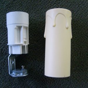 Suporte Plástico E14 VELA ( TR1053 )