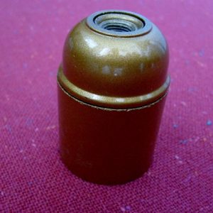 Suporte E27 Baq Liso c/Met. OR (TR1050)