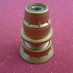 Suporte E14 Baq. 1/2 Rosca c/Met Or (TR398)