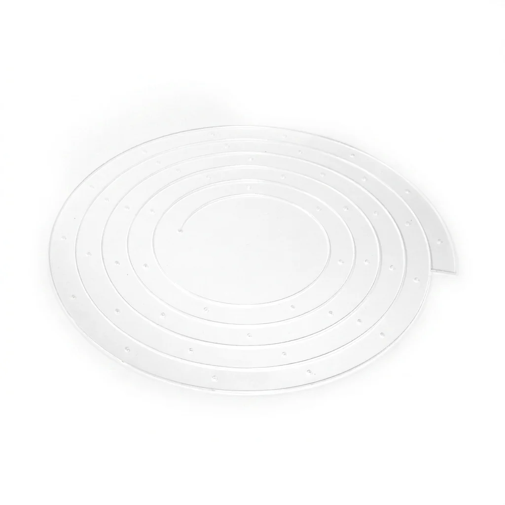 Suporte de Bolo Espiral em Acrílico Dobrável – Expositor Reutilizável em Camadas para Casamentos e Aniversários