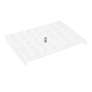 Tabuleiro acrílico para cápsulas de café — comporta 34 cápsulas Nespresso Original